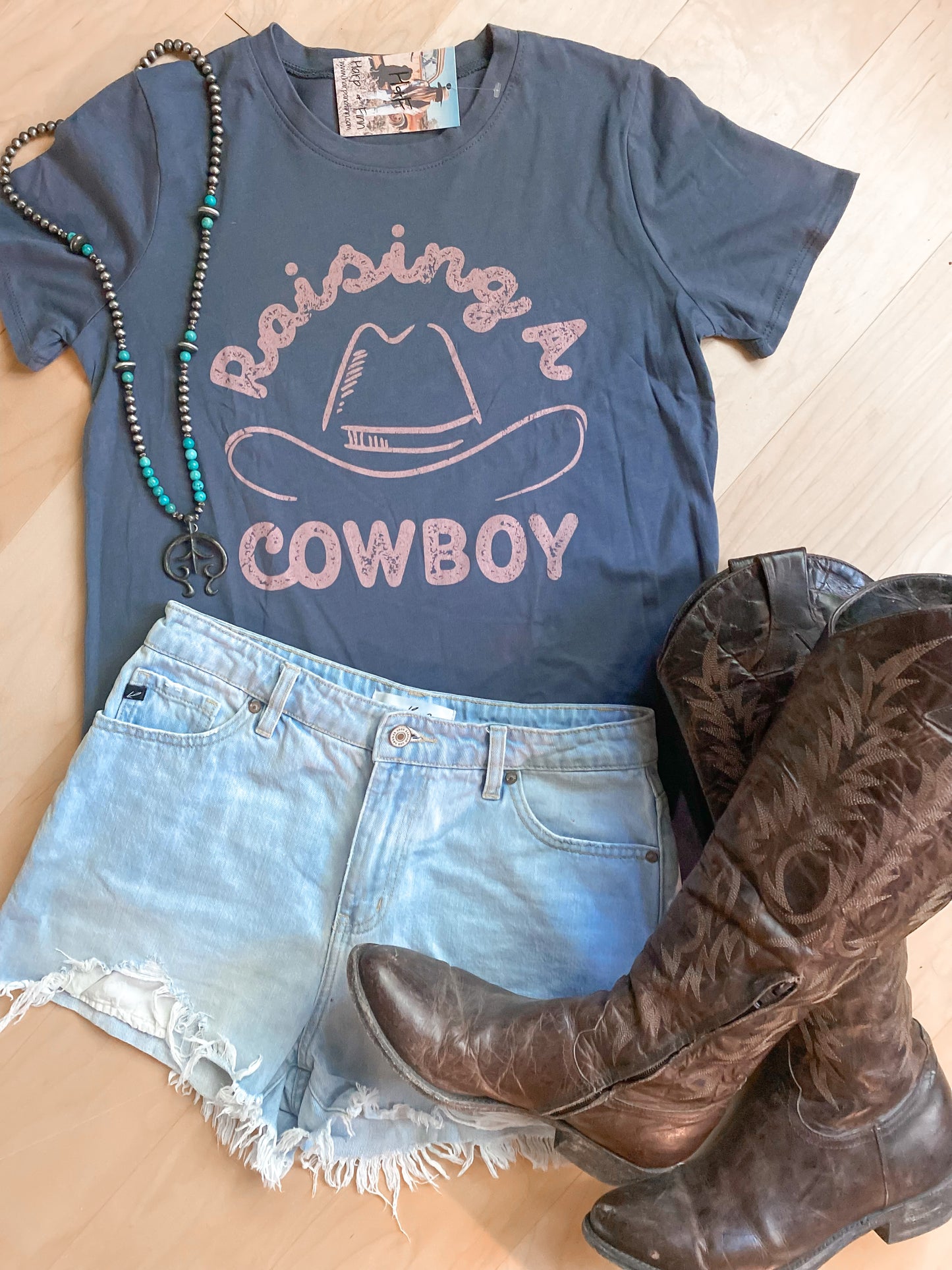 Raising a Cowboy Tee