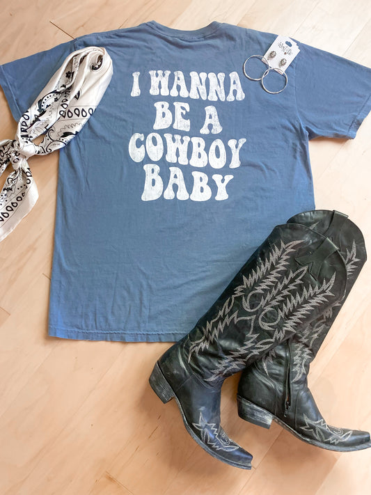 Cowboy Baby Tee Dress