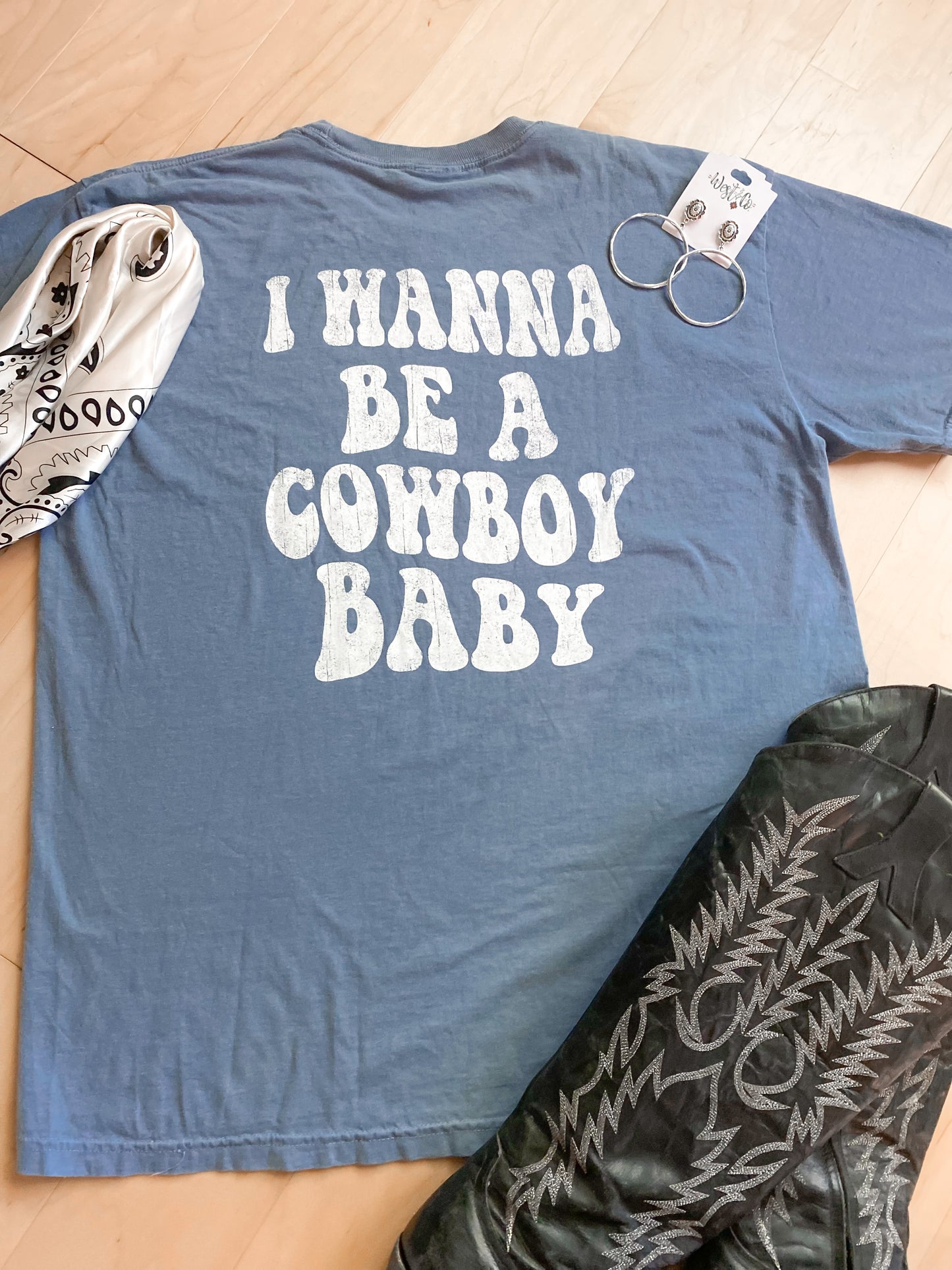 Cowboy Baby Tee Dress